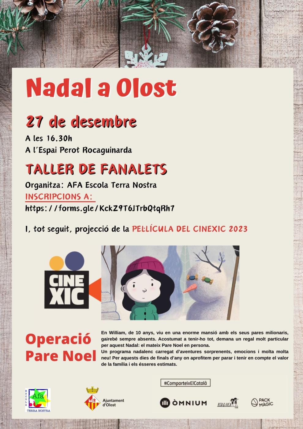 Taller de Fanalets i projecció de la pel·lícula 